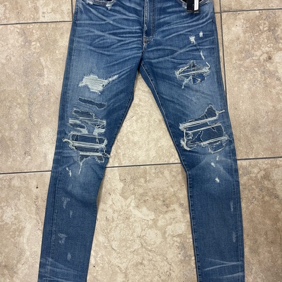 AMIRI High Rise Blue Jeans - Picture 5 of 6